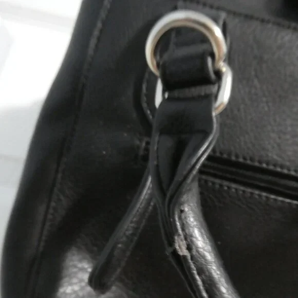 PINK STIX ACCESSORIES | Small Black Embossed Handbag - Picture 9 of 9